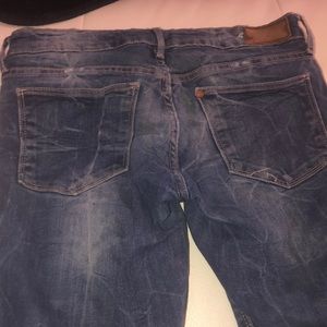 H&M &SQIN 26 acid wash denim skinny jeans pants
